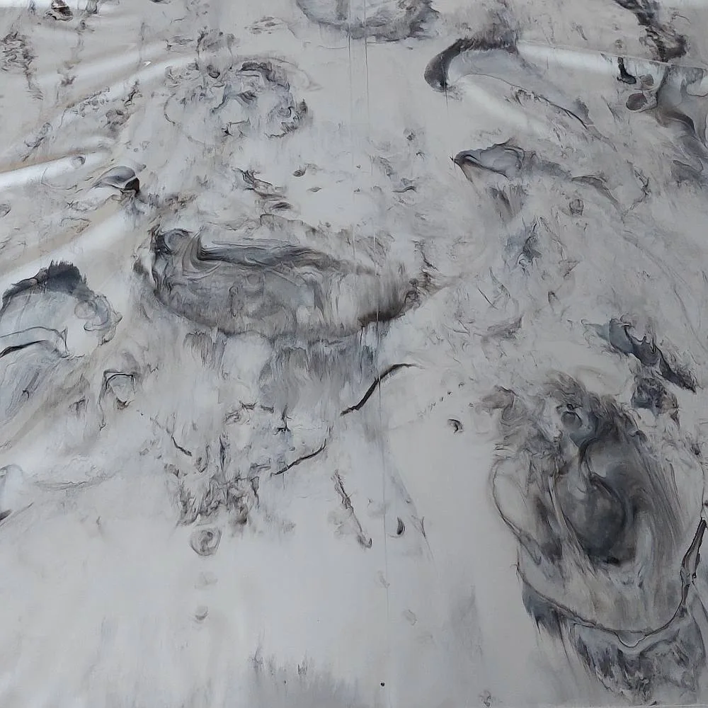 white and black realistic marble latex sheet