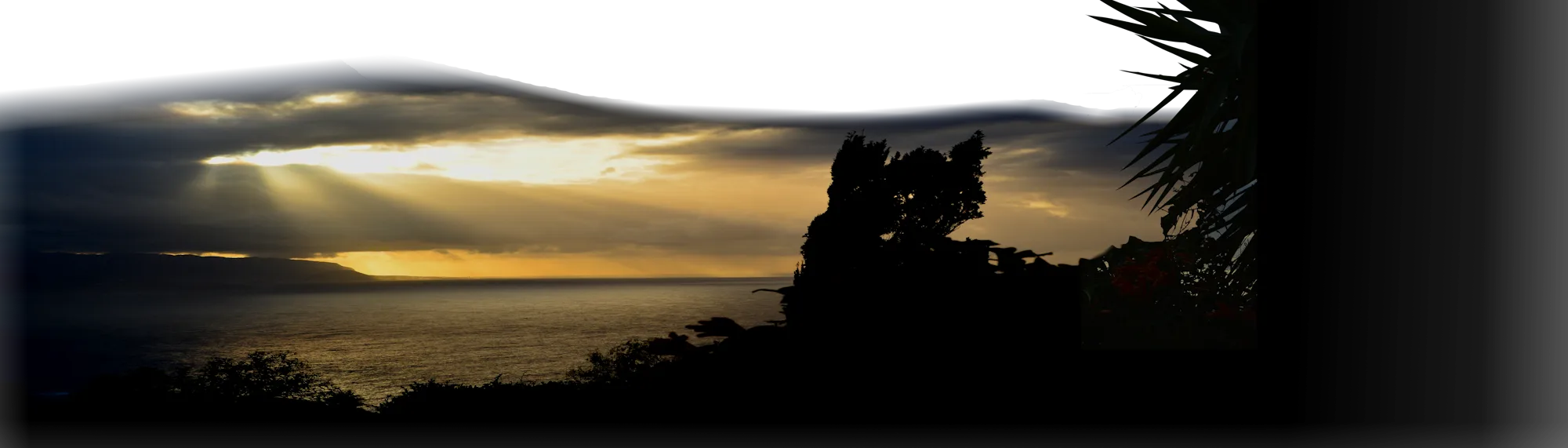 sunrise over a costal landscape