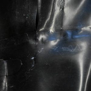 glue residues on a latex piece