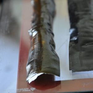 glue can roll up latex items