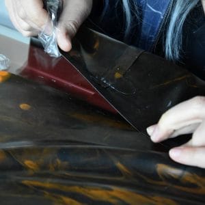 glueing two pieces together