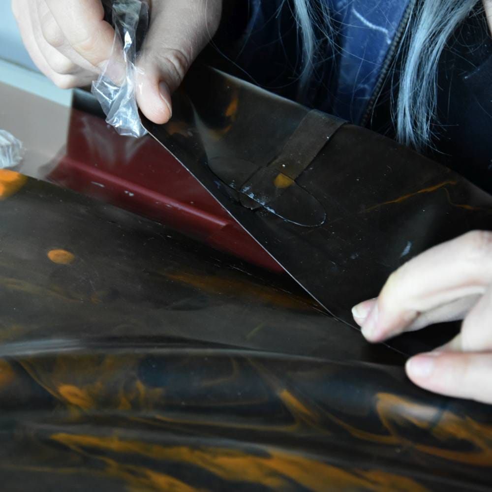 glueing two pieces together