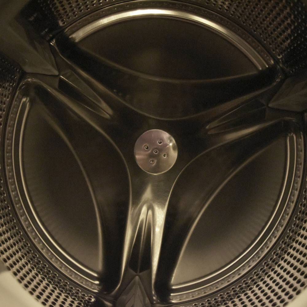 view into a washing machine