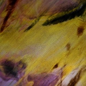 little dark dots which are glitters in a latex sheet