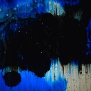 pattern showing no bubbles and no thin areas but colors