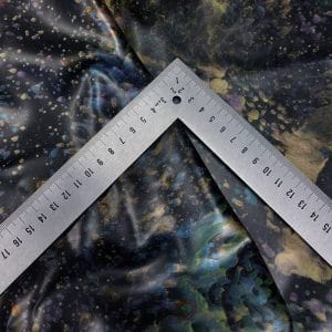 ruler on a latex sheet