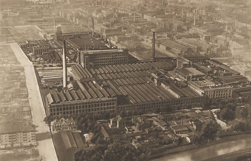 historic view of the stoehrwerke factory