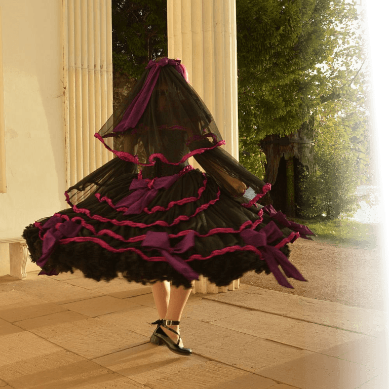dancing with a once in a lifetime lolita gothic dress