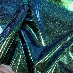 blue-green holo glitter color