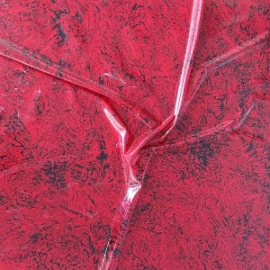 setyo's new crystal marble latex sheet in red and black