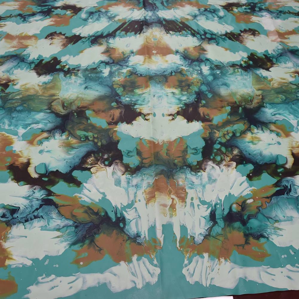 old yummy gummy latex sheet in camoflage style