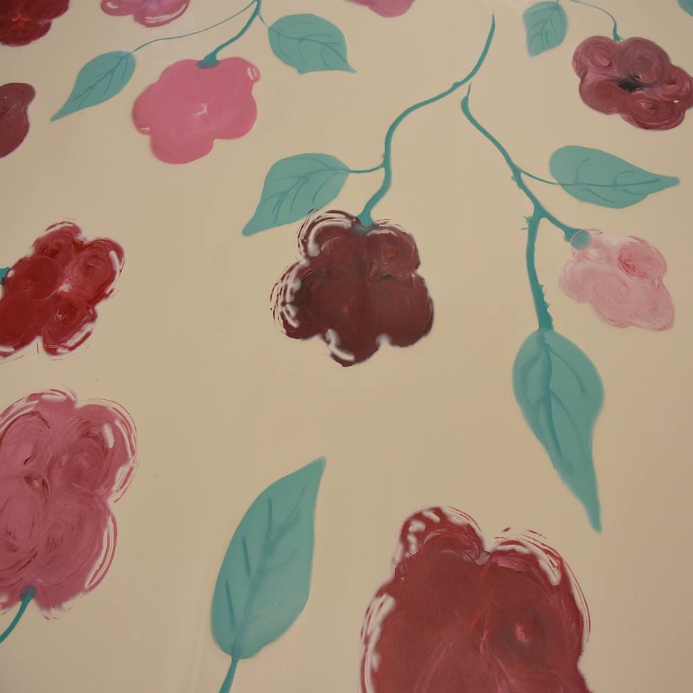 old yummy gummy latex sheet with flowers