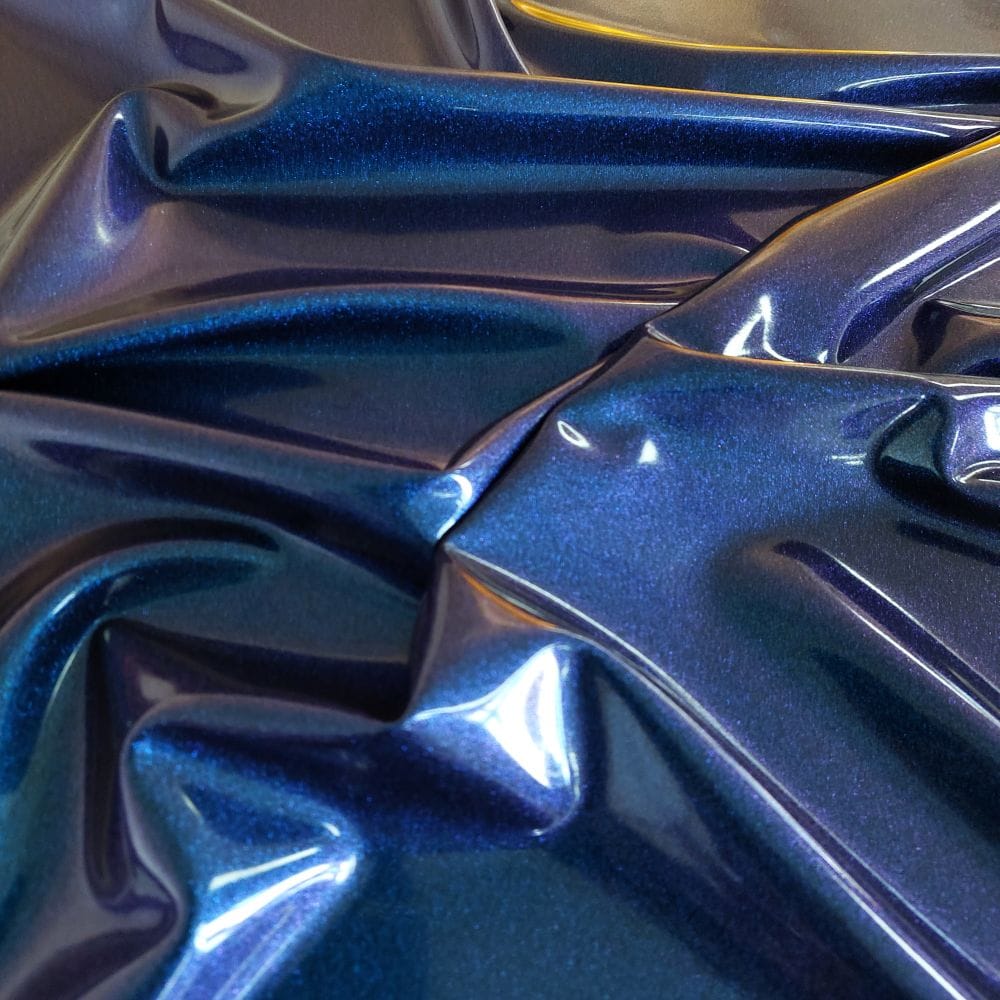 color changing latex sheet in purple-blue