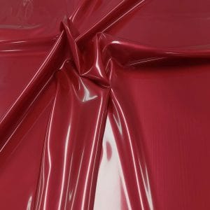 metallic colored latex sheet in red