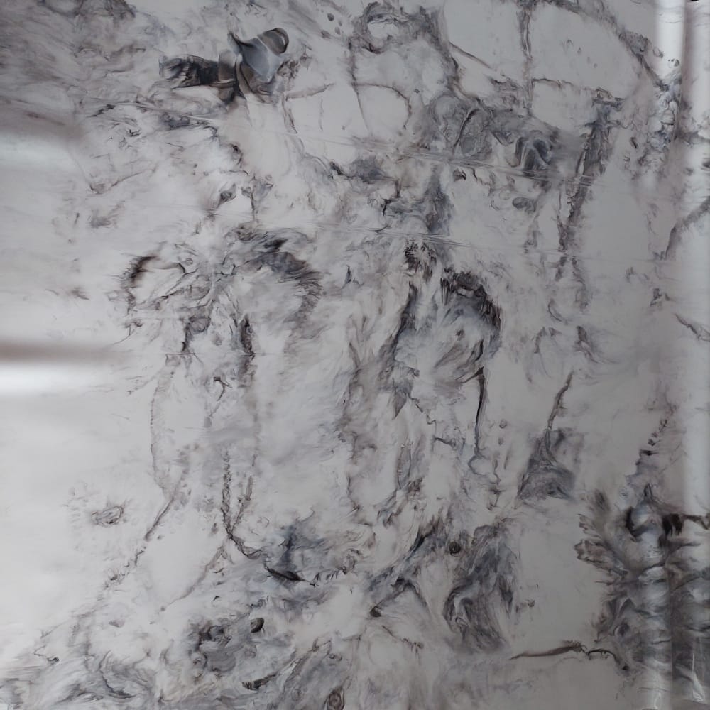 se'tyo's new realistic mable latex sheet in black and white