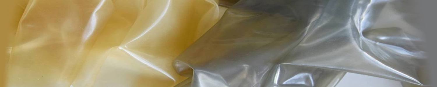 comparison of natural transparent and setyo's crystal clear latex sheet