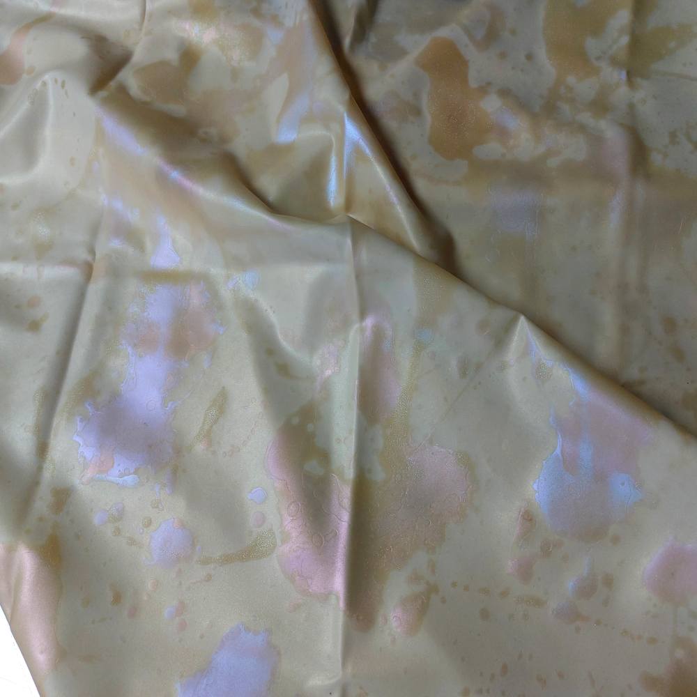 pearl pattern on a white latex sheet