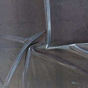 smoke translucent latex sheet with silver glitter