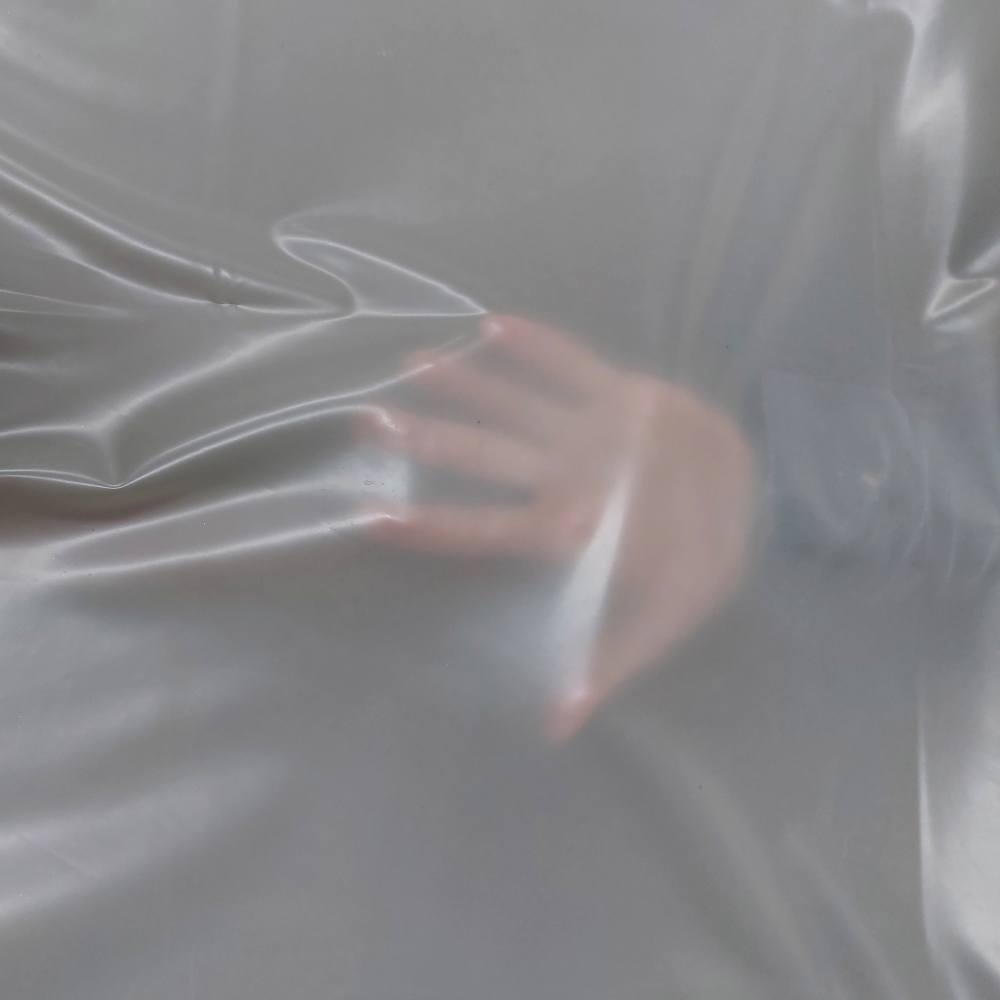 light grey semi translucent latex sheet - Moonlit Mist