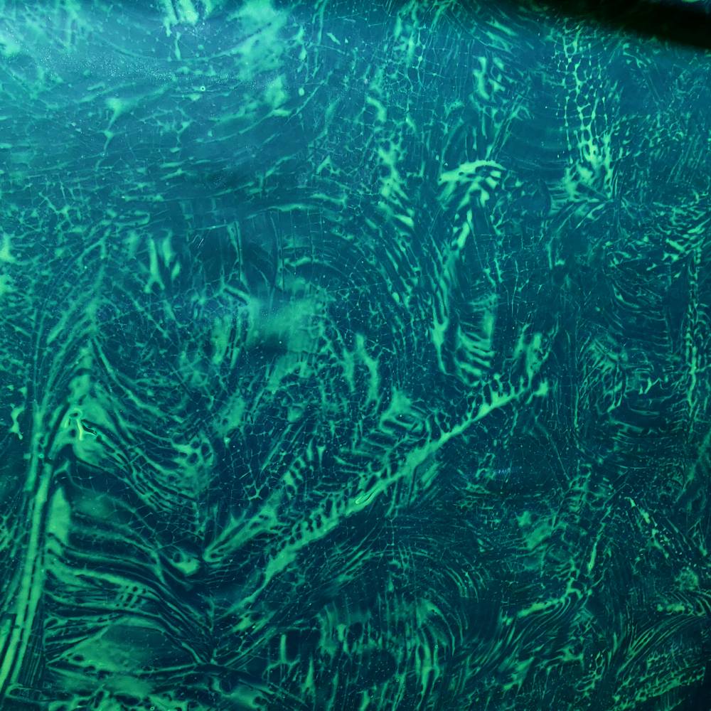 green crystal marble patterned latex sheet