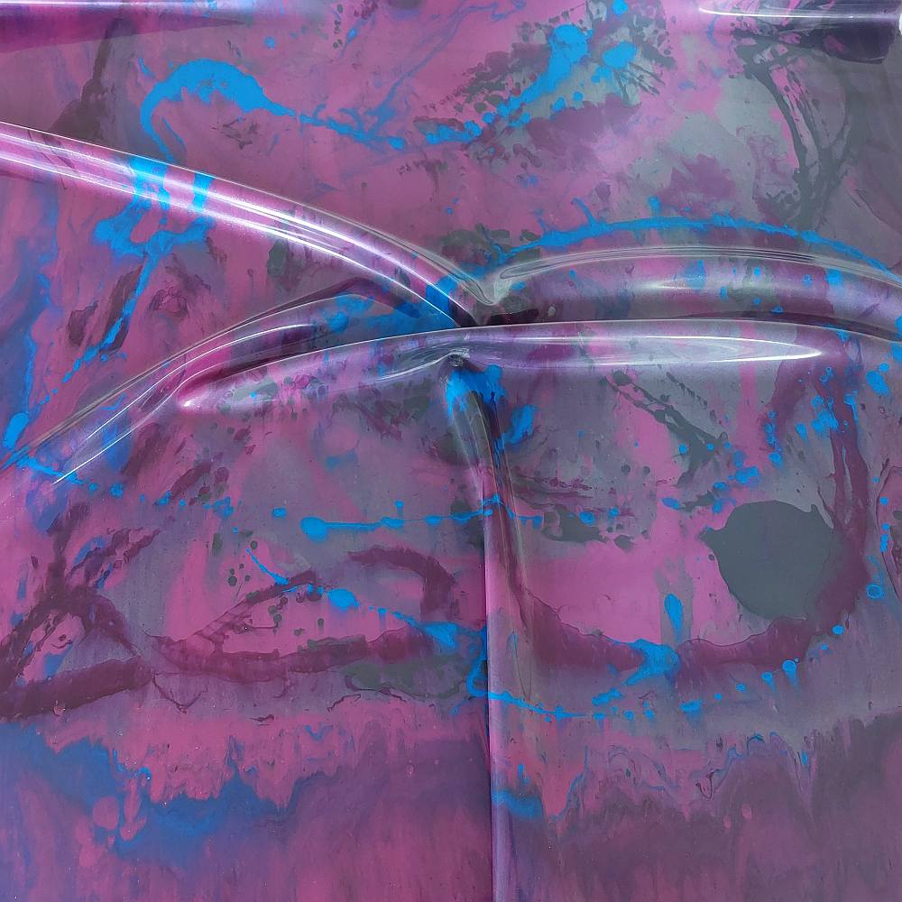 purple marbled latex sheet