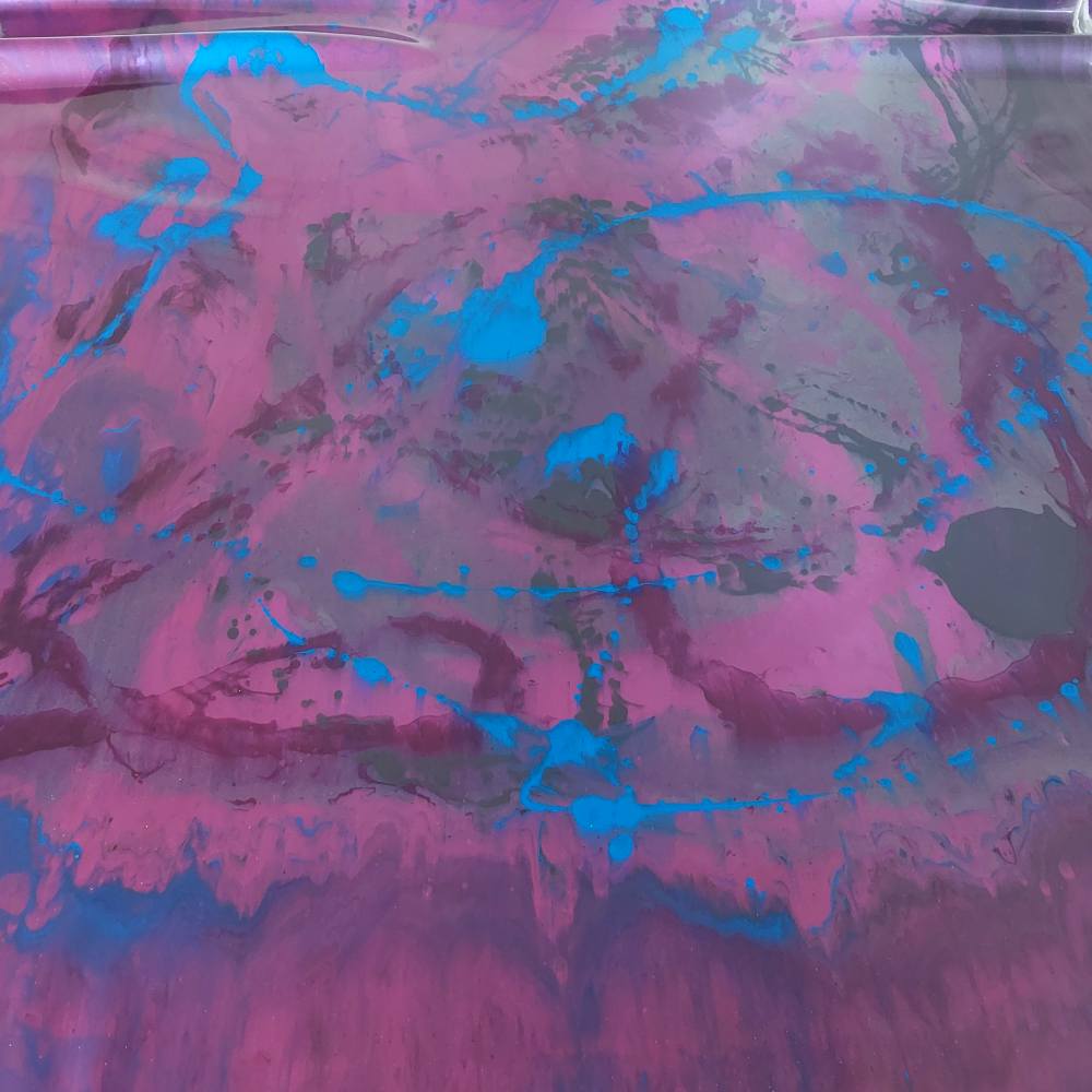 purple marbled latex sheet