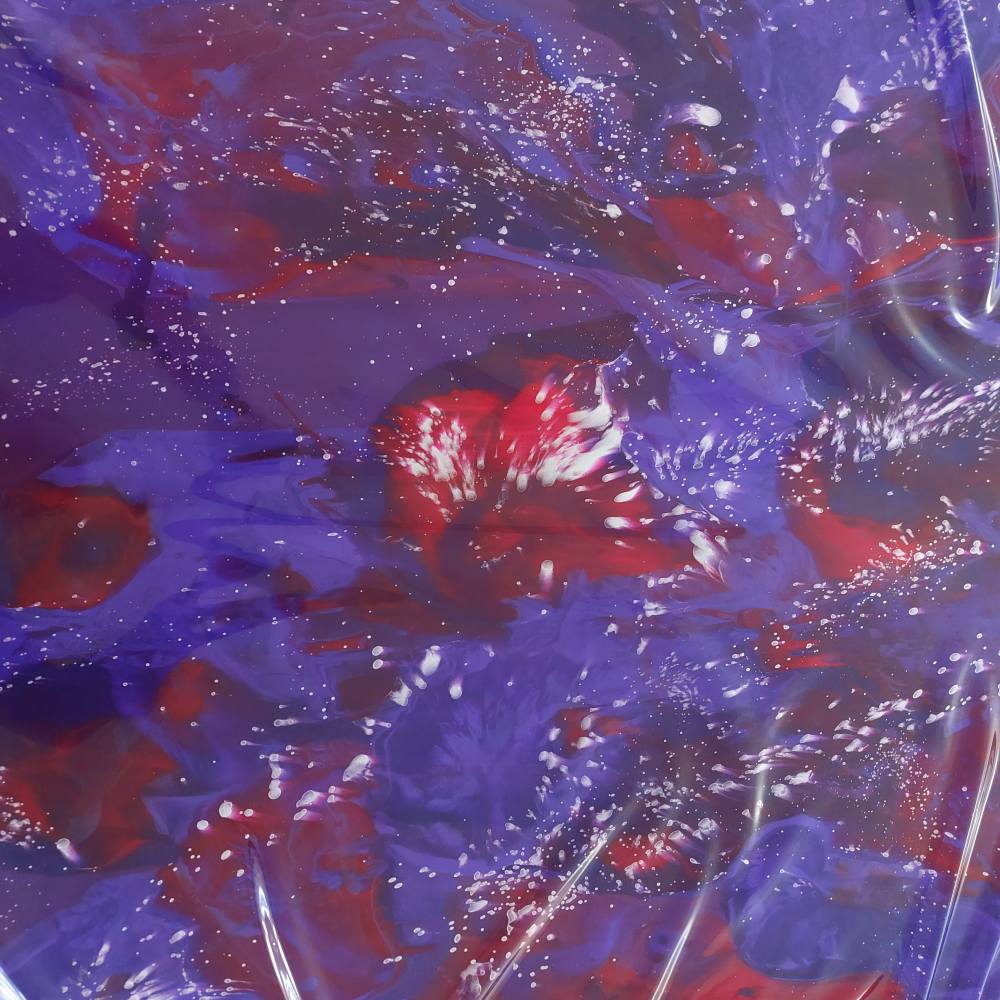 purple-red galaxy latex sheet