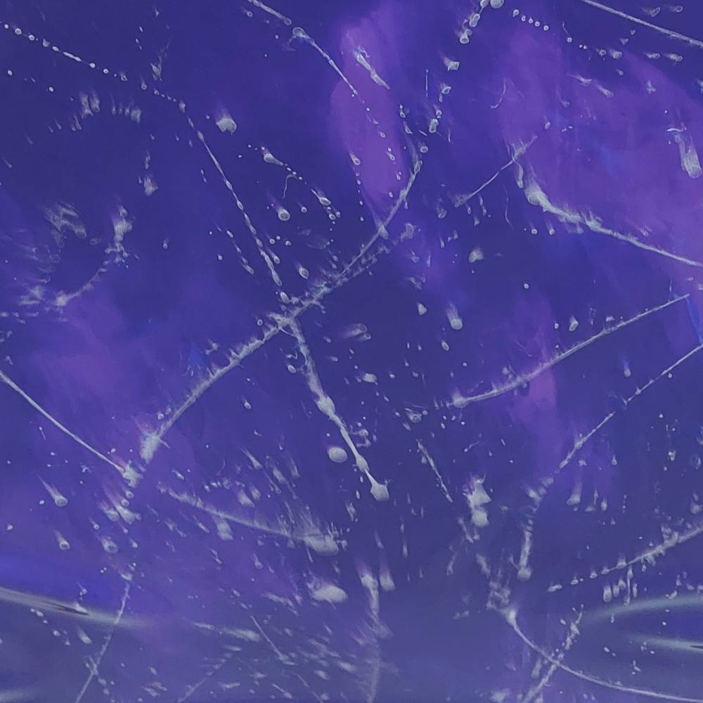 purple latex sheet with silver strokes